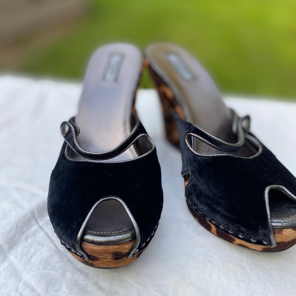 Prada Leopard print platform sandals size 8 - Picture 2 of 3